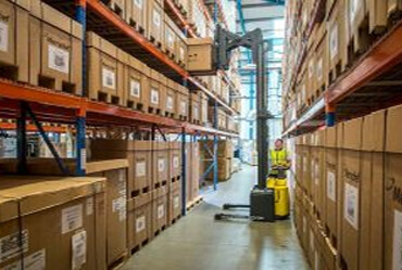 Combilift pedestrian stackers